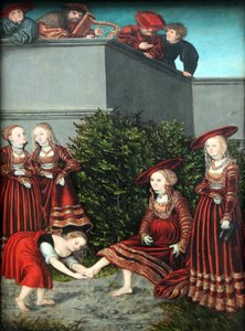 David y Betsabé de Lucas Cranach the Elder